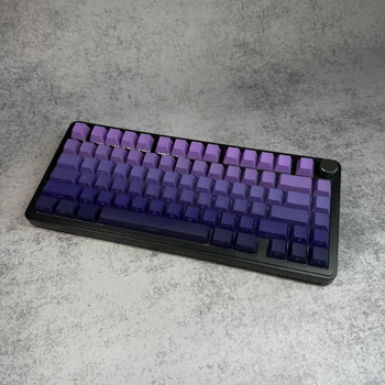 Ігрова механічна клавіатура Attack Shark X85 Purple з RGB підсвіткою Hot Swap