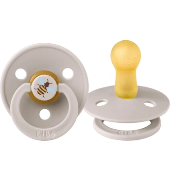 Класична латексна пустушка BIBS Colour STUDIO Bumblebee Mushroom 6-18 міс. розмір 2