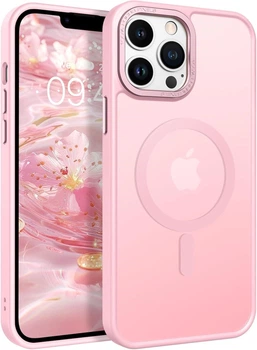 Чехол Wave Premium Matte Insane Guard case with MagSafe (TPU+PC) для Apple iPhone 12 Pro Max 6.7" Pink