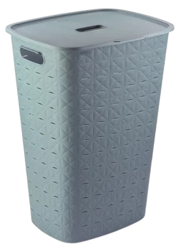 Kosz na bieliznę Curver Softex 56 l Turkusowy (3253924848105)