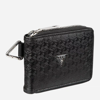 Кошелек мужской кожаный для карточек Guess 495564372 Черный (1159839782)