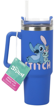 Kubek termiczny Paladone Disney Lilo & Stitch ze słomką 900 ml (5056577758726)