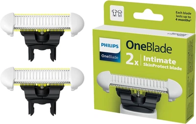Сменные лезвия Philips OneBlade SkinProtect QP229/52 для интимных зон (8720689034692)