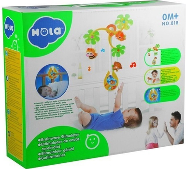 Karuzela z grzechotkami dla maluszka LEAN Toys Pozytywka 3599 (5902808157083)