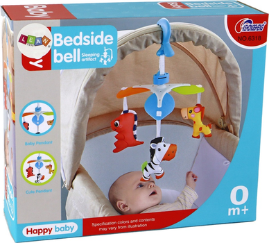 Karuzela do łóżeczka LEAN Toys Zwierzątka Kolorowa 16234 (5905679077672)