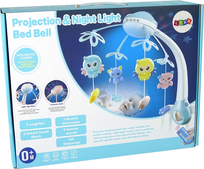 Karuzela do łóżeczka LEAN Toys Niebieska 20464 (5905991027515)