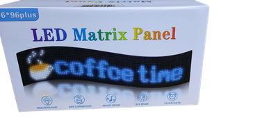 Гибкий светодиодный экран Matrix Panel с управлением через APP и Wi-Fi (192 мм × 898 мм)
