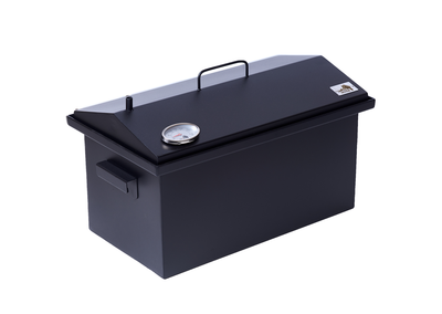 Коптильня SmokeHouse L Thermo 520х300х320 мм до 6 кг для горячего копчения с термометром и аксесуарами стальная
