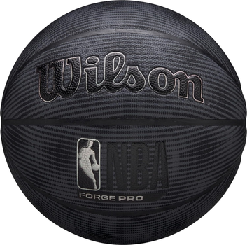 М'яч баскетбольний Wilson NBA Forge Pro Midnight size 7 Black (WZ2015101XB7)