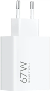 Зарядний пристрій Xiaomi 67W HyperCharge (USB-A) White (BHR07SKEU)