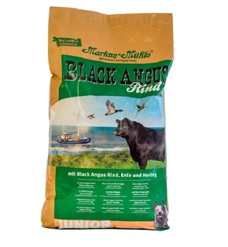 Сухий корм для цуценят і молодих собак Markus-Muhle Black Angus Junior Маркус Мюле Блек Ангус з яловичиною 15кг