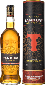 Ром Tanduay Asian Rum Gold 0.7 л 40% металлический тубус (1021000189570_2021000179099)