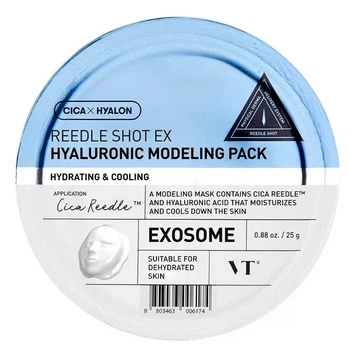 Маска моделююча для обличчя з гіалуроновою кислотою VT Cosmetics Reedle Shot EX Hyaluronic Modeling Pack 25 г (8803463006174)