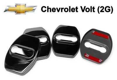 Накладка (заглушка) замка дверей Chevrolet Volt (2G) (4 двери) Чёрные