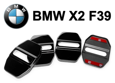 Накладка (заглушка) замка дверей BMW X2 F39 (4 двери) Чёрные