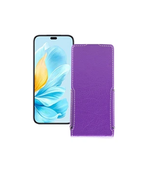 Чохол-флип з екошкіри для телефону Honor 200 Lite 5G Фіолетовий