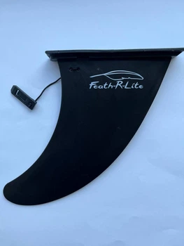 Плавник для SUP доски САП, байдарки черный Feath R Lite
