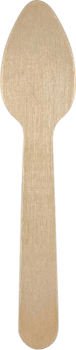 Набір ложок Huhtamaki дерев'яних 11 см 100 шт (ZES4011678014608)