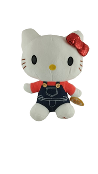 Мягкая игрушка Hello Kitty Хелоу Китти в комбинезоне, 25 см (191973)