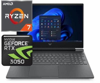Ноутбук (2025) игровой HP Victus 15 Ryzen 7-7445HS/ 16GB / 1TB/ Win11x Licensed/ RTX3050 / 15.6" 144Hz