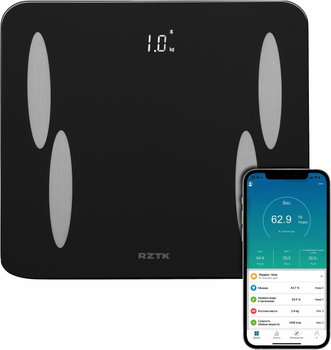 Смарт-весы RZTK BS 180BT Black ($KU839468) - Уценка
