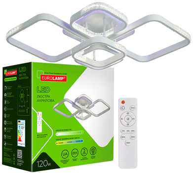 Люстра стельова Eurolamp LED M14 120W 9000 Lm 3000-6500K (LED-LS-120-M14(white))