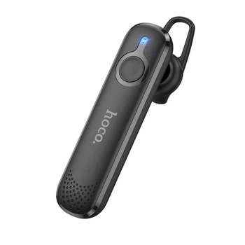Беспроводная Bluetooth гарнитура HOCO E63 Diamond business BT headset |Bluetooth 5.0, до 6 часов работы, 70 мАч, в правое или левое ухо, для звонков, работы, во время вождения, прослушивания музыки, со встроенным микрофоном| Черный