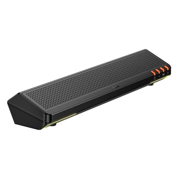 Комп'ютерна акустика колонка для ПК та ноутбука Саундбар HOCO BS66 Smooth multimedia computer speaker |мультимедійна, BT5.4/USB2.0, 3Wx2, DAC, RGB підсвічування| Чорний