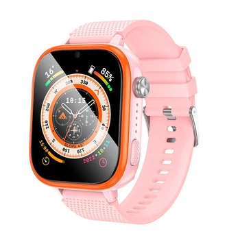 Детские смарт-часы Hoco Y101 children smart watch |IPS-дисплей, HD камера, 1.83", GPS, LBS-трекер, 680 мАч, 4G, Nano-SIM, IP65, сенсорный дисплей, видеозвонки, для школы| Розовый