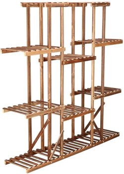 Підставка для квітів Springos із поличками дерев'яна 115 x 25 x 116 см (5907719440514)