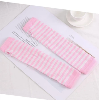 Гетры на руки Home Socks Нарукавники Розово-белые