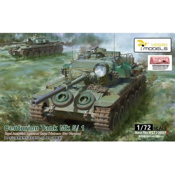 Збірна модель 1/72 Танк Centurion Mk5/1 (Війна у В'єтнамі) [Deluxe Edition] Vespid Models VS720007S