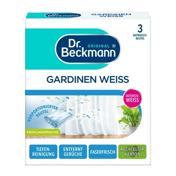 Отбеливатель для штор и занавесок Dr. Beckmann "Gardinen Weiss" (3x40 г, 3 в упаковке)
