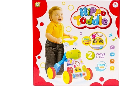 Дитячий ходунок LEAN Toys з дзеркалом і гумовими колесами 1444 (5905884456934)