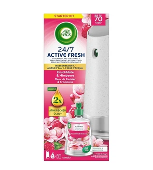 Автоматичний освіжувач повітря з наповнювачем Air WIck Active Fresh 24/7 Вишневий цвіт і малина
