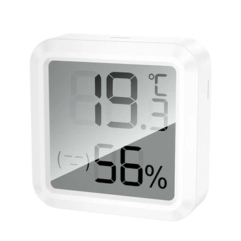 Термогигрометр HOCO HX40 Indoor electronic hygrothermometer 45x45 White (6942007647823)