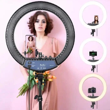 Кольцевая LED лампа RL-18, 45см, пульт в комплекте