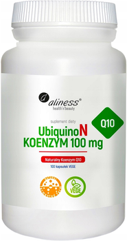 Харчова добавка Aliness Убікінон Коензим 100 мг 100 капсул (5903242580161)