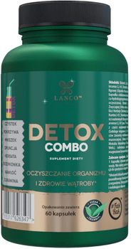 Харчова добавка Lanco Nutritions Детокс Комбо 60 капсул (5905317626347)