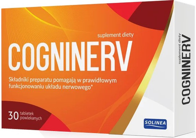 Харчова добавка Solinea Cogninerv 30 пігулок (5907572580532)