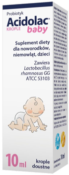 Пробіотик для дітей Polpharma Acidolac Baby у краплях 10 мл (5903060618411)