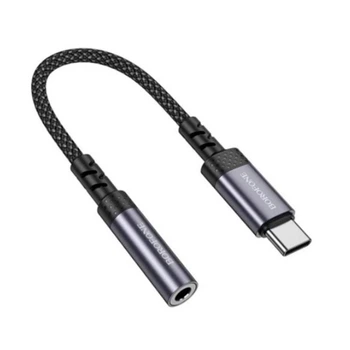 Адаптер Borofone BV24 Type-C to 3.5mm Metal Grey 72352