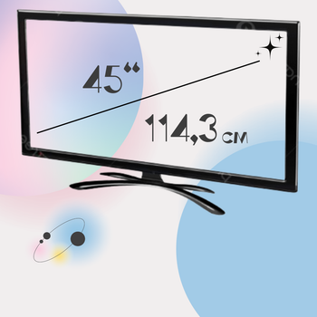 Smart телевизор 4К с диагональю 45 дюймов Google TV