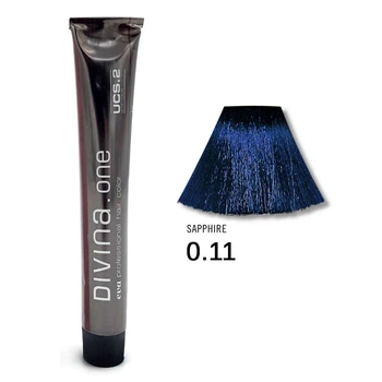 Фарба для волосся Divina.Оne змішувачі Eva Professional 0.11 sapphire (мікстон синій інтенсивний) 01280011