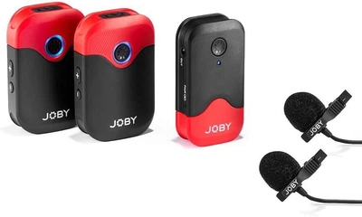 Беспроводная микрофонная система JOBY Wavo AIR 2,4 ГГц с 2 передатчиками и модульной системой крепления для видеоблогеров