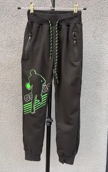 Дитячі спортивні штани для хлопчика S&D kids 140/146 см, чорний