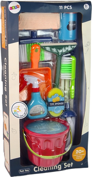 Zestaw do sprzątania LEAN Toys 11 elementów 10510 (5904665993507)
