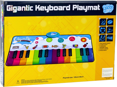 Килимок для танців LEAN Toys Веселкове піаніно 19884 (5905991012917)
