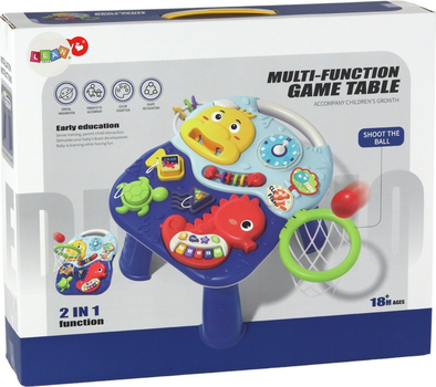 Stolik edukacyjny 2w1 LEAN Toys 17671 (5905991005216)