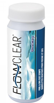 Paski testowe 3 w 1 do analizy wody w basenach i spa Bestway Flowclear 58142 Swim Doctor Pool & Spa Test Strips 50 szt (6942138901450)